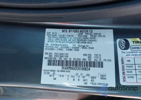 2012 Ford Fusion Se z USA, uszkodzony, nr VIN 3FAHP0HA2CR100834